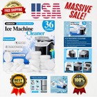 Crystal Clear Ice Maker Cleaner Tablets - 36 Count Compatible with Top Brands