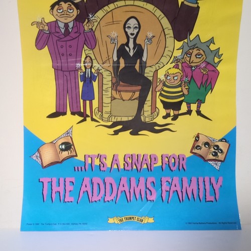 Póster The Addams Family Trumpet Club (17"x 11", Hanna-Barbera, DE COLECCIÓN, 1992) - Imagen 4 de 17