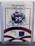Eric Dickerson 2025 Flawless Game Used / Worn Patch Silver  Auto  1/20 Colts