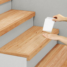 Clear Non-Slip Treads for Wooden Steps Indoor 5 Pack 4" X 24" Pre-Cut