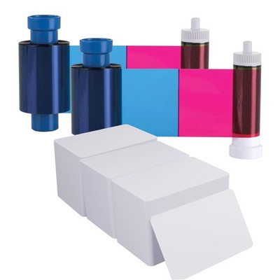 Bodno Magicard 600 Printer 2 x MB300YMCKOx2-PWhite300, MB300YMCKOx2-PWhite300
