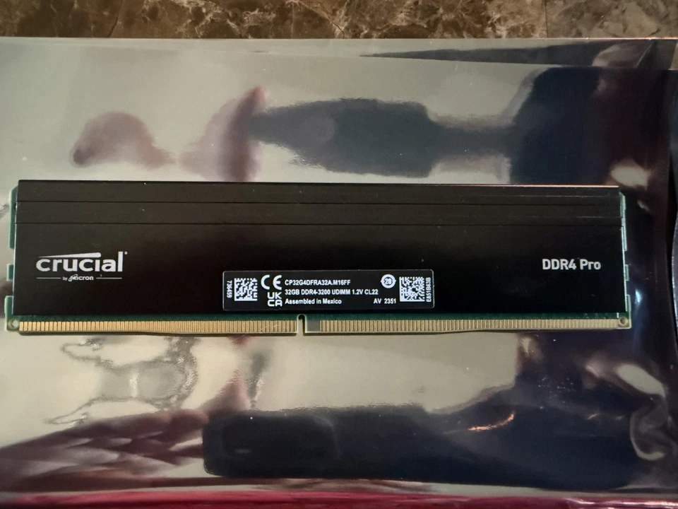 Crucial Pro 64GB (2 x 32GB) DDR4 Pro-3200 Memory - CP32G4DFRA32A.M16FF - Image 3 of 4