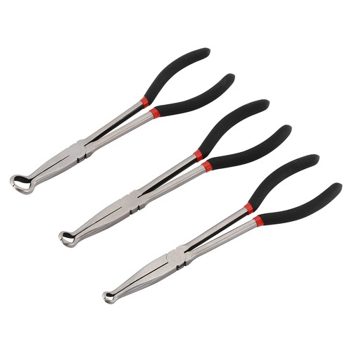 3Pcs 11" Hose Gripper Plier Set, Black & Red, 5/16-Inch, 1/2-Inch, 3/4-Inch D... - Picture 2 of 7