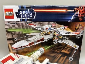 LEGO Star Wars 9493 X-Wing Starfighter W/book No Mini Figures Incomplete