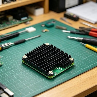 Für Raspberry Pi CM4 Kühlkörper Kühlkörper Aluminiumlegierung mit Silikonpa