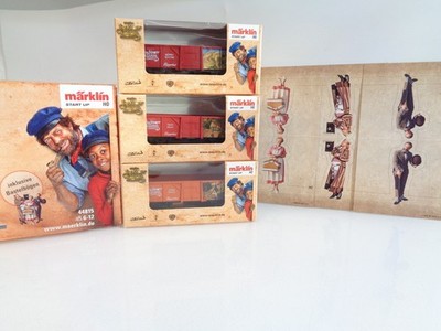 Märklin Start up H0 44815 offenes Güterwagen-Set Jim Knopf & Lukas in OVP BH2367
