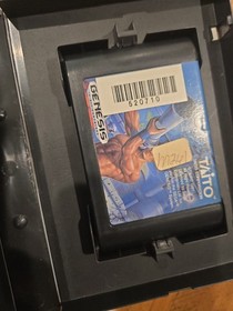Thunder Fox (Sega Genesis, 1990) - Tested!  Box And Game Cartridge