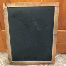 Vintage Double Sided Black Slate Chalkboard F...