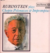 SB6649 Artur Rubinstein Chopin Polonaises & Impromptus LP vinyl UK Rca Red Seal