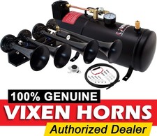 Train Horn Kit For Truckcarpickup Loud System 1g Air Tank 150psi 4 Trumpets