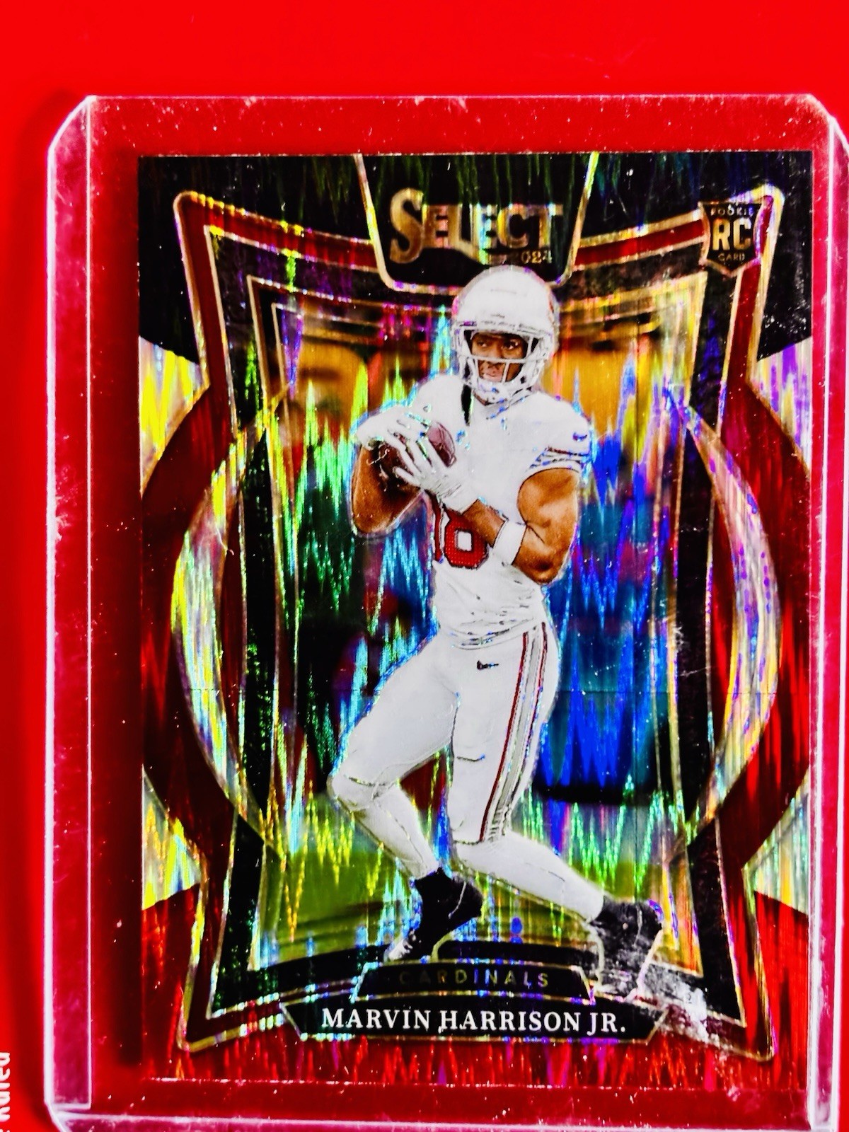 2024 Panini Select Concourse MARVIN HARRISON Jr. #28 Black & Red Shock Prizm😎