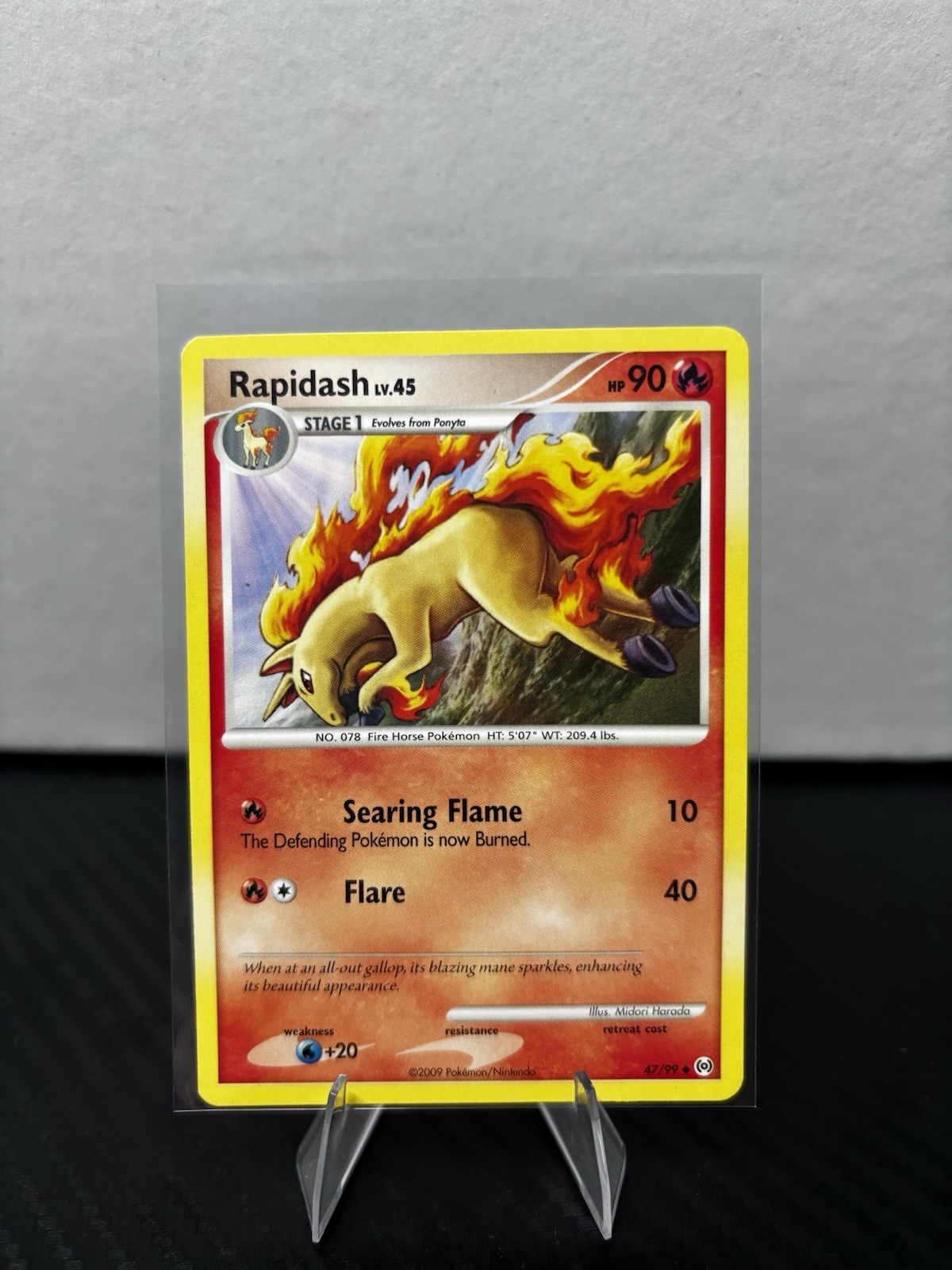Rapidash 47/99 Uncommon Arceus Pokemon Lightly Played