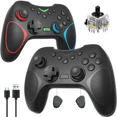 Playnex 2 Pack Wireless Controller for Nintendo Switch/Switch 2/Lite/OLED/PC