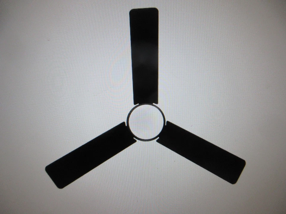 Hampton Bay Castlegate 44 in. Indoor Integrated LED Matte Black Ceiling Fan - Image 3 of 4