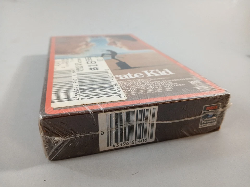 1985 The Karate Kid SEALED VHS Red Border & Karate Kid 2 Side Loader (open) - Image 3 of 4