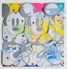 Ben Allen Mickey Méditation 3D Construction Signée Main Urban Pop Art ARTISTE UK