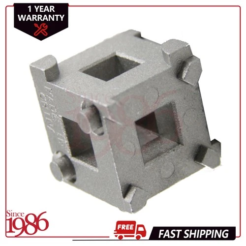 Auto Car Vehicle Rear Disc Brake Piston Caliper Wind Back Cube Tool 3/8 Inch