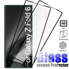 2PCS Samsung Galaxy Z Fold 6 Z Fold6 Tempered Glass Film Cover Screen Protector