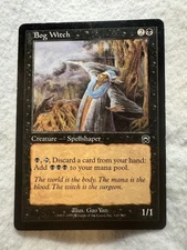 MTG - Bog Witch - Mercadian Masques - NM - Never Played - Free Shipping!