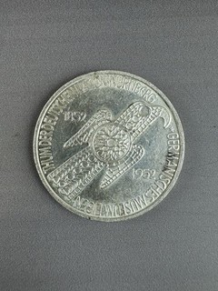 5 DM Silbermünze Germanisches Museum Gedenkmünze Original