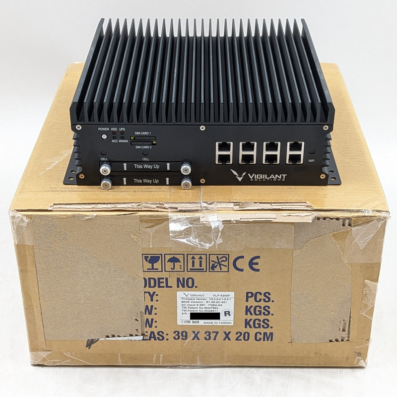 Vigilant Solutions LPR License Plate Recognition Appliance (VLP-5200F) Black