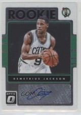 2016-17 Panini Donruss Optic Rookie Signatures Demetrius Jackson #47 Auto 1s6
