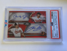2024 Topps Chrome Update Cal Ripken Jr Jackson Holliday Dual Auto 1/5 PSA 9 POP1