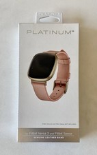 Band for Fitbit Versa 3/Fitbit Sense Genuine Leather Strap Wristband Replacement