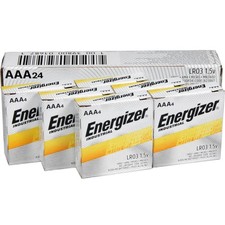 Energizer EN92 Industrial Alkaline Batteries, AAA, 24 Batteries/Box