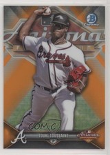 2018 Bowman Chrome 2017 AFL Fall Stars Orange Refractor 5/25 Touki Toussaint 2r7