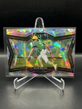 Jacob Wilson 2025 Select Diamond Level #223 Cracked Ice Prizm Oakland A's