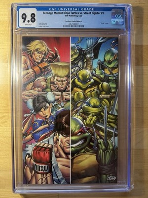 Teenage Mutant Ninja Turtles vs. Street Fighter #1 CGC 9.8 Virgin Cover