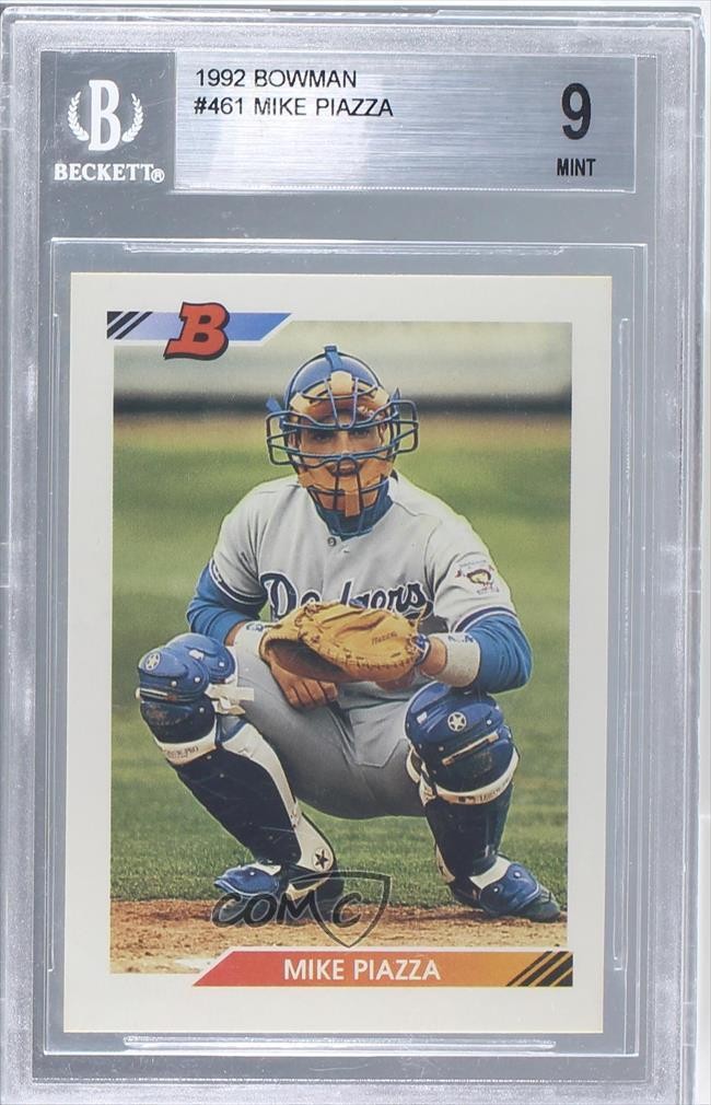 1992 Bowman Mike Piazza #461 BGS 9 MINT HOF f3f