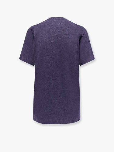 Marant Etoile Zewel Linen T-Shirt Frontal Logo