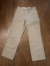 Dickies Men's 874 Original Fit Classic Workwear Straight 34x30 Khaki Excellent
