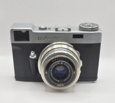 VEB Welta Belmira Kamera Meyer Optik Trioplan 50mm 2 8 Ledertasche DDR 1957 RAR