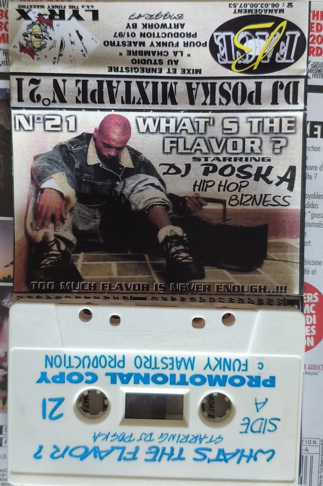 Mixtape K7 DJ POSKA 21 RARE - Photo 2/2