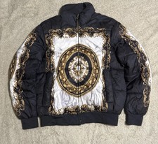 Zara Baroque quilted down Pufferjacket