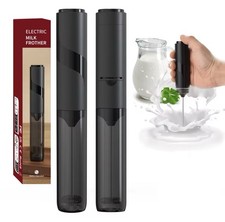 Portable Battery Stirrer Milk Frother Handheld Foam Maker for Lattes Whisk Drink
