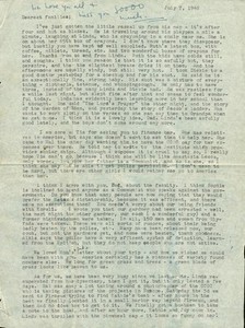 Greek Civil War Men Taken Communists Whooping Cough Dysentery Greece Letter AMAG