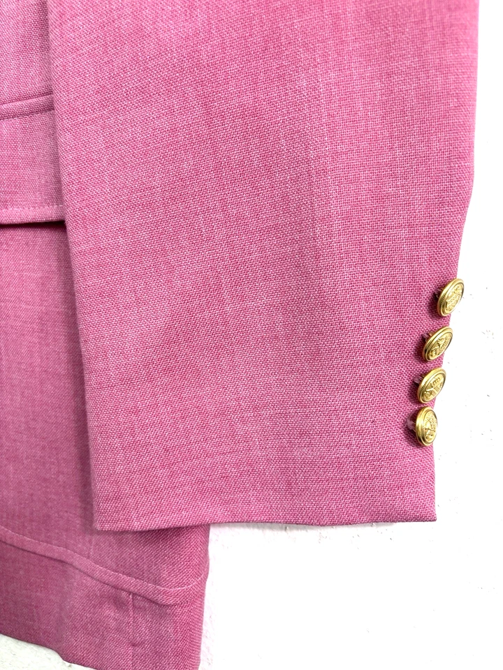 NUEVO Deadstock Arnold Palmer 44R Rosa Lúpulo Golf Blazer Chaqueta Traje Deportivo Abrigo Foto 2 de 4