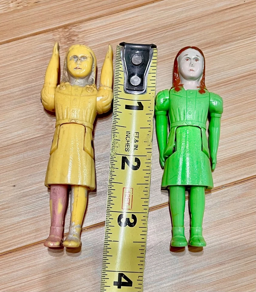 2 MUÑECAS RENWAL BROTHER de colección para casa de muñecas de plástico 1:16 ideal Plasco articuladas años 40 Foto 2 de 4