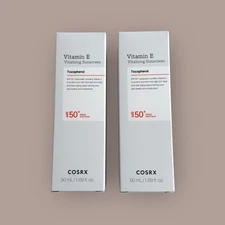 2 x COSRX Vitamin E Vitalizing Sunscreen SPF50+ Daily UV Protection 50ml
