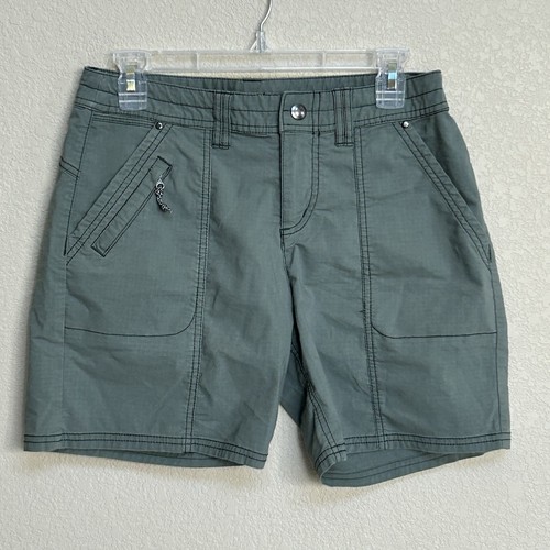 Title Nine Pantaloncini da trekking cargo verdi da donna con tasche con cerniera - Taglia 6