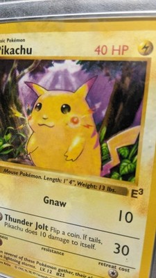Pikachu - ( Stamped with Red Cheeks) 058/102 Miscellaneous Cards