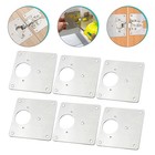  5pcs Stainless Steel Repair Plate Door Hinge Plate Hinge Repair Brackets with