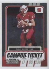 2021 Panini Contenders Draft Picks Campus Ticket Philip Rivers #10 0o6v