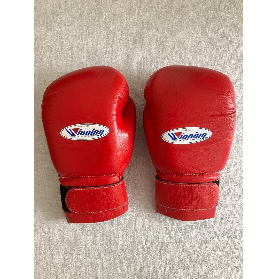 Winning Boxing Gloves PS-14B 14oz Red Tape Type from Japan