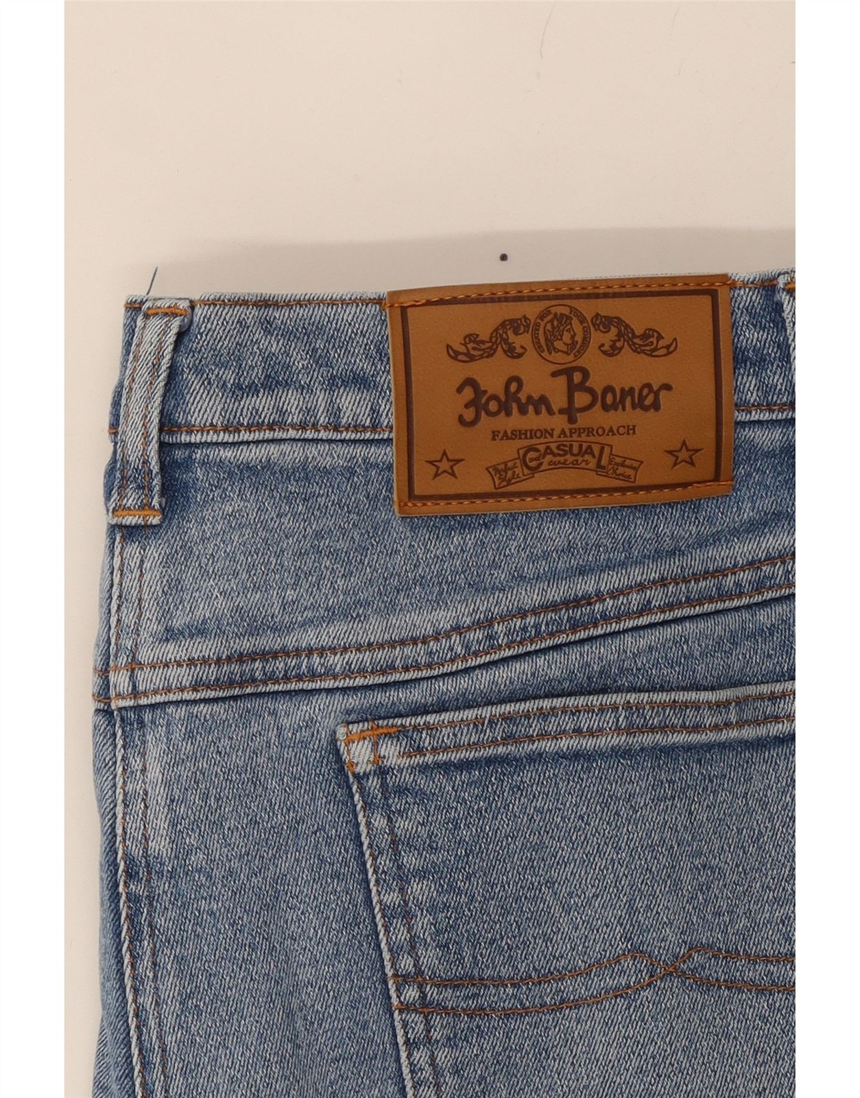 JOHN BANER Womens Bootcut Jeans UK 18 XL W36 L29 Blue Cotton CM01 image 5