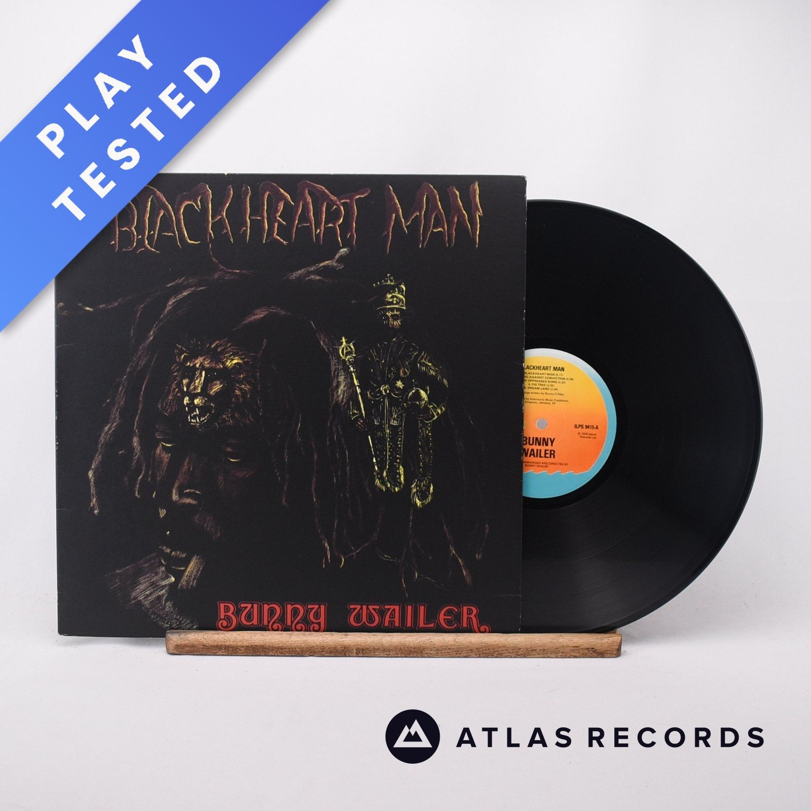 Bunny Wailer Blackheart Man A1 B2 First Uk Press LP Album Vinyl Record - EX/EX
